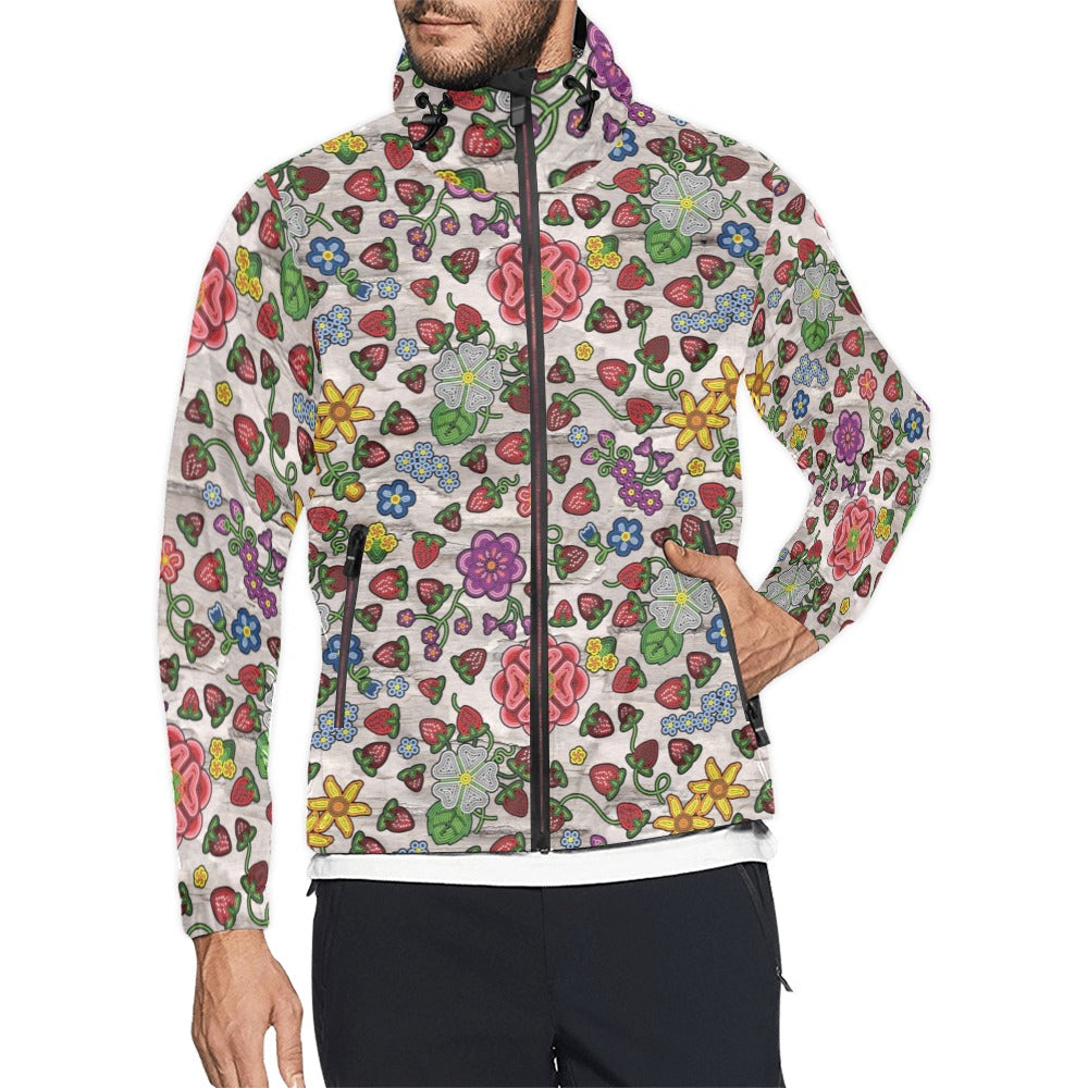 Berry Pop Bright Birch Men's Windbreaker