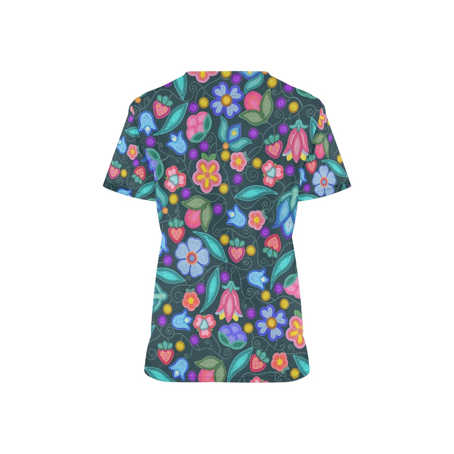 Sweet Offering Dark Teal Scrub Top