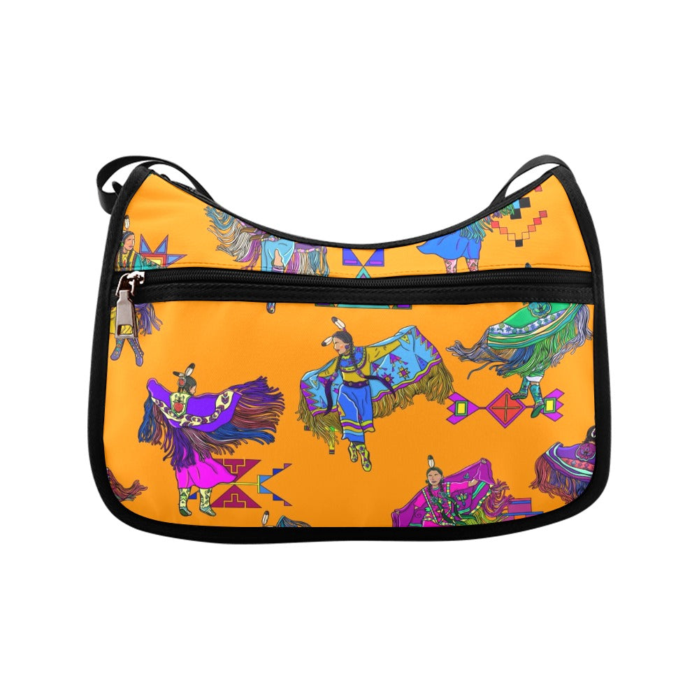 Women's Fancy Dancers Orange Crossbody Bag