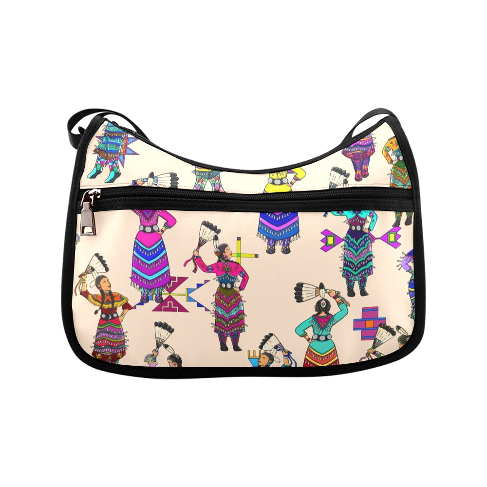 Women's Jingle Dancers Muslin Crossbody Bag