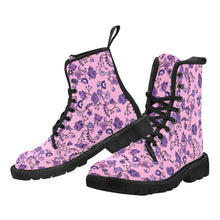 Load image into Gallery viewer, Purple Floral Amour Boots for Men
