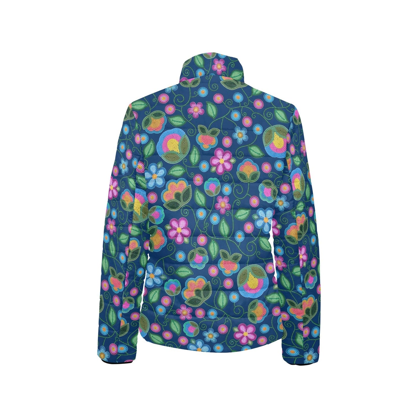 Turquoise Sunbeam Blue Stand Collar Jacket