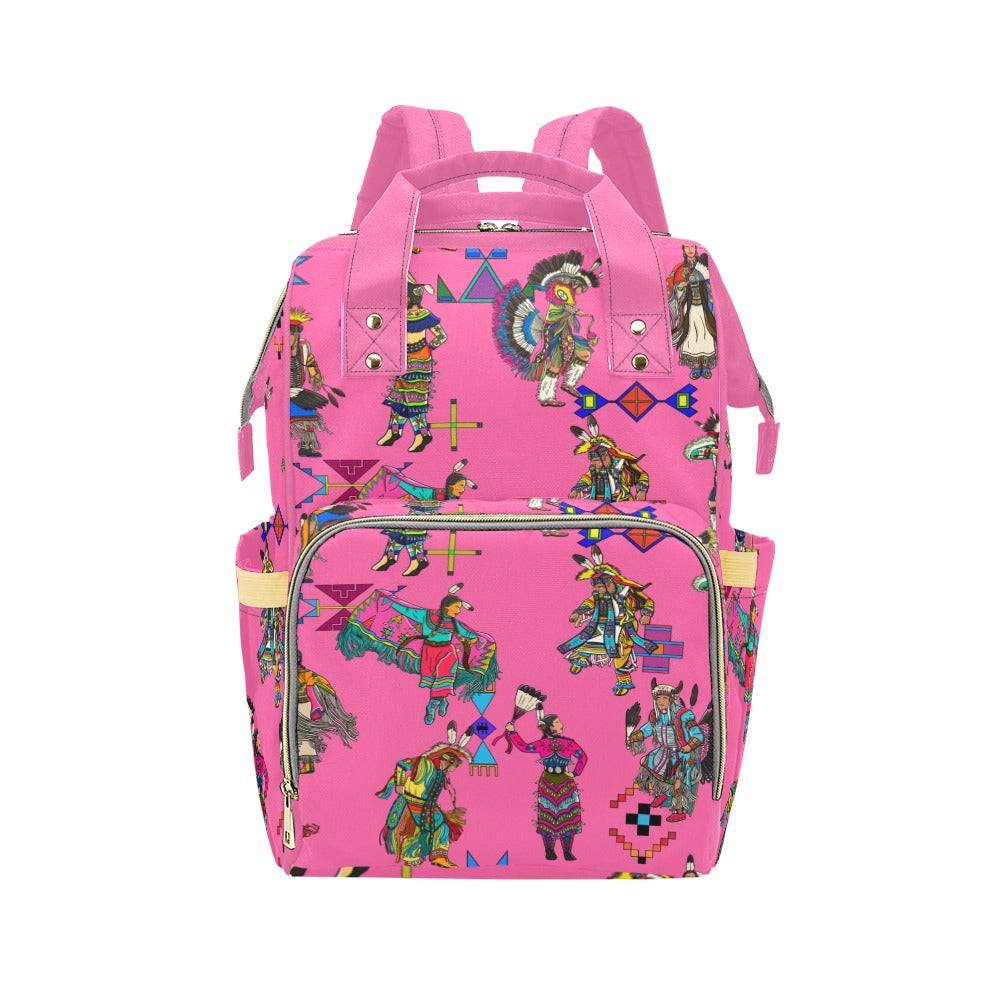 Grand Entry Dancer Pink Multi-Function Diaper Backpack