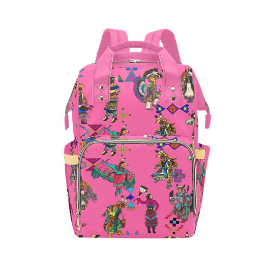 Grand Entry Dancer Pink Multi-Function Diaper Backpack