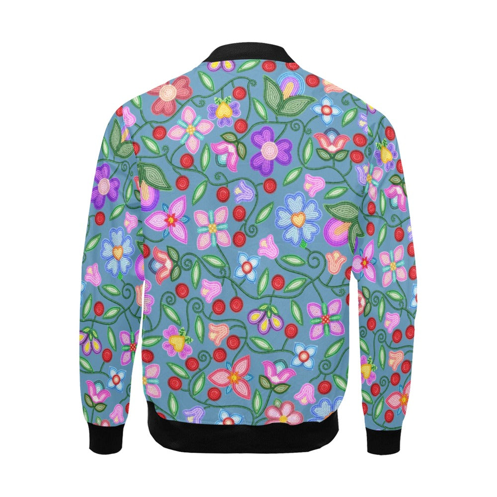 Petal Harmony River Bomber Jacket