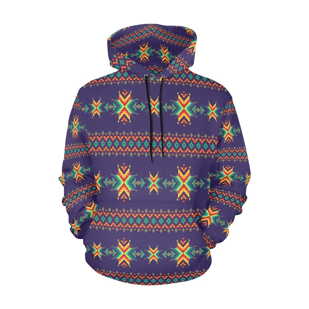 Dreams of Ancestors Indigo Hoodie for Men