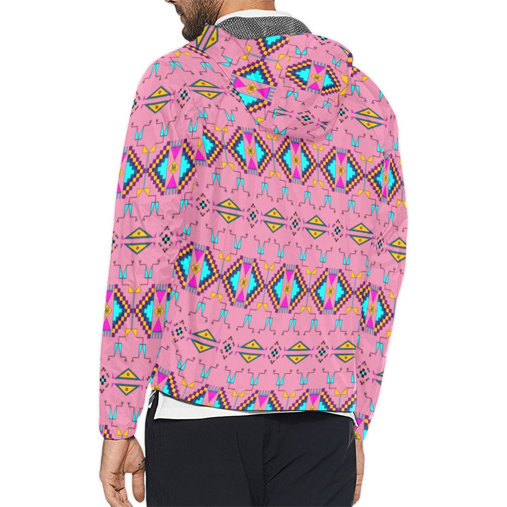 Rite of Passage Pink Men's Windbreaker