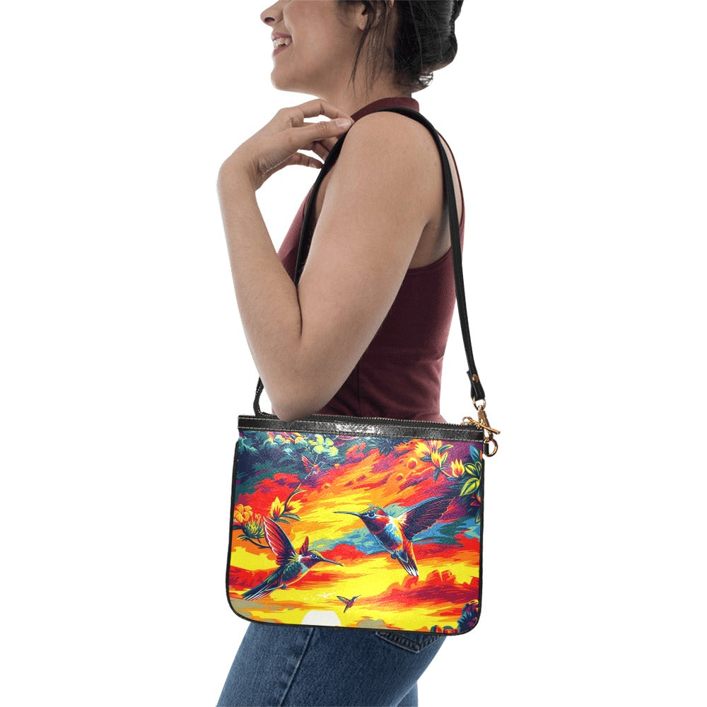 Happy Hummingbirds Small Shoulder Bag