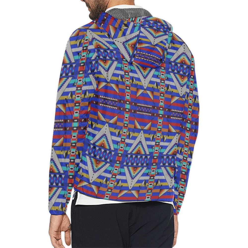 Medicine Blessing Blue Men's Windbreaker