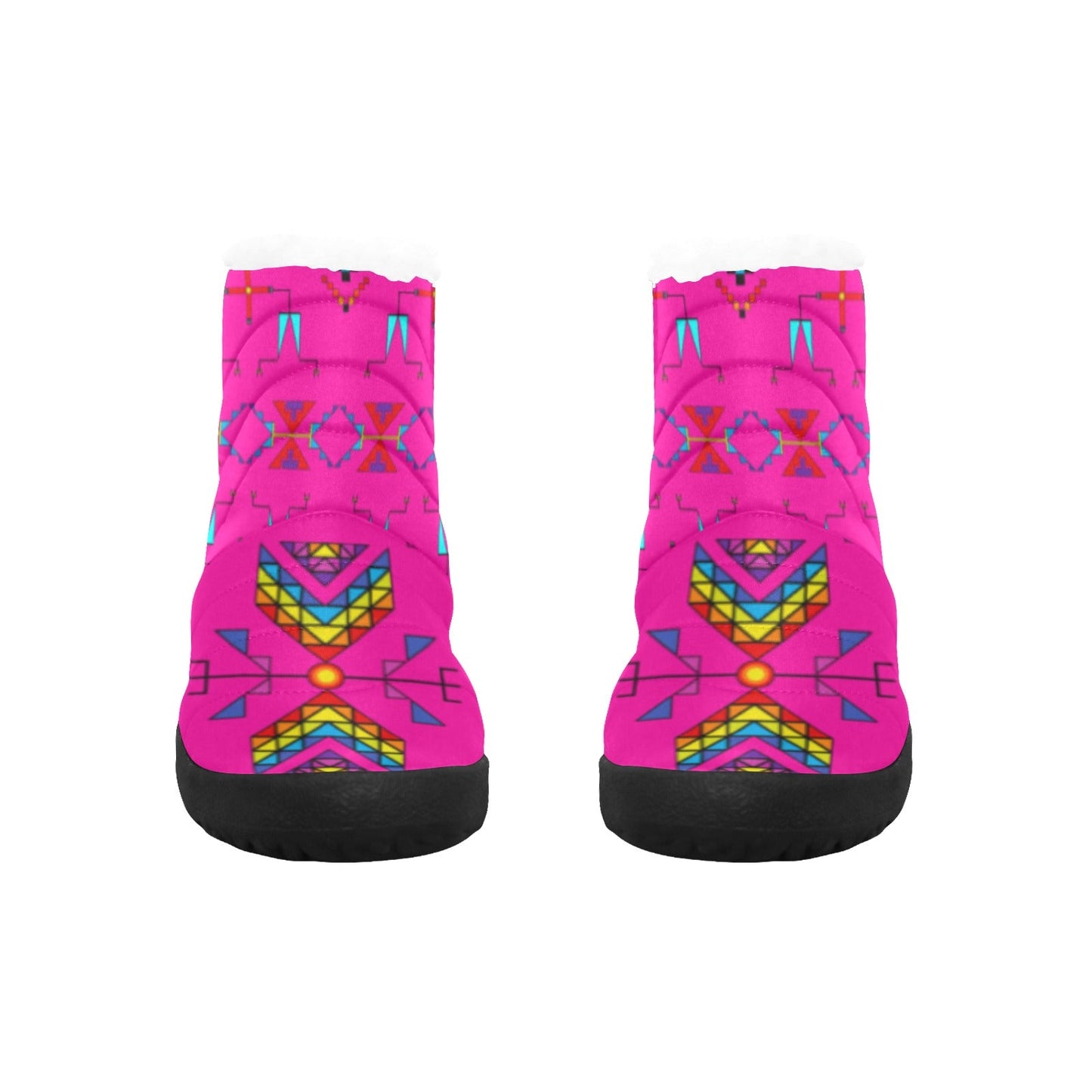 Rainy Chief Rainbow Hot Pink Women's Padded Winter Boot