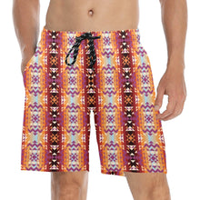 Load image into Gallery viewer, Heatwave Men&#39;s Mid-Length Beach Shorts
