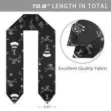 Load image into Gallery viewer, Ledger Dables Black Graduation Stole
