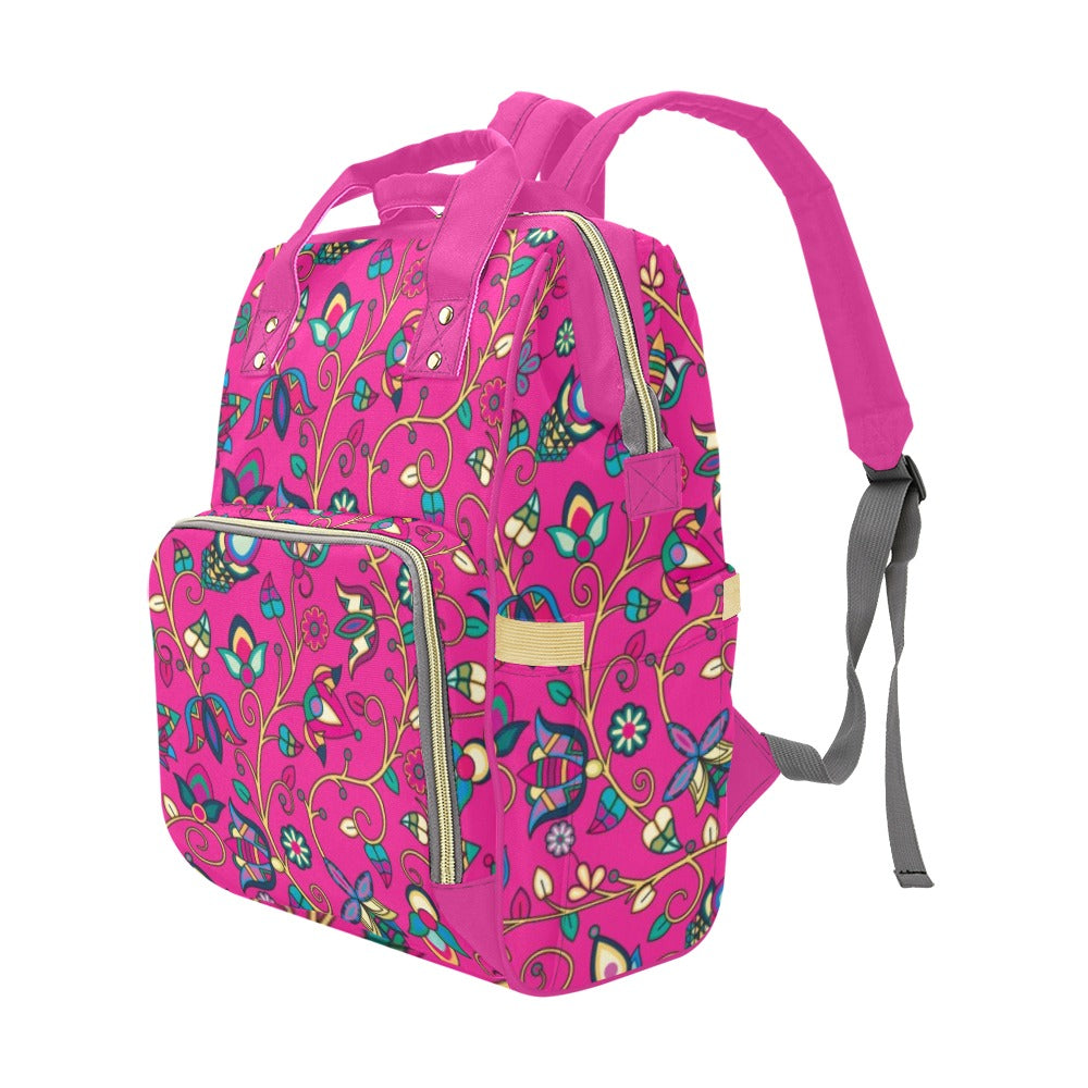 Thorny Path Pink Multi-Function Diaper Backpack