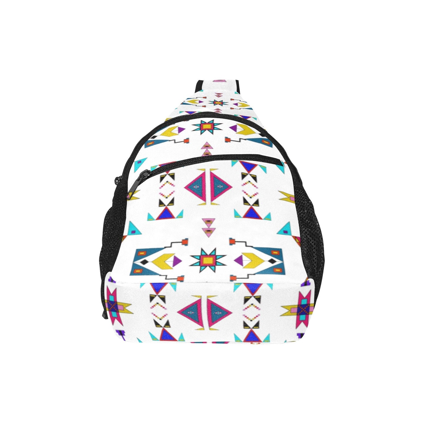 Enemy Territory White Chest Bag