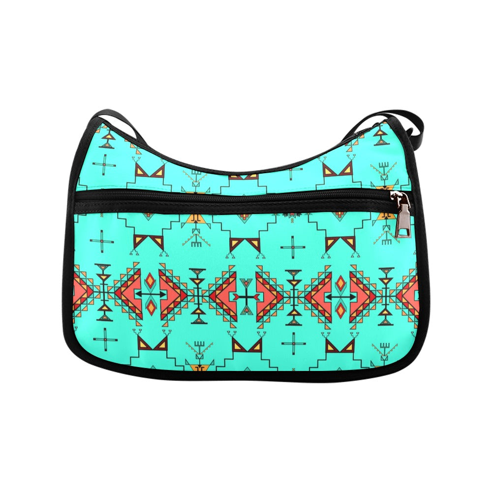 Thunder Flight Turquoise Crossbody Bag