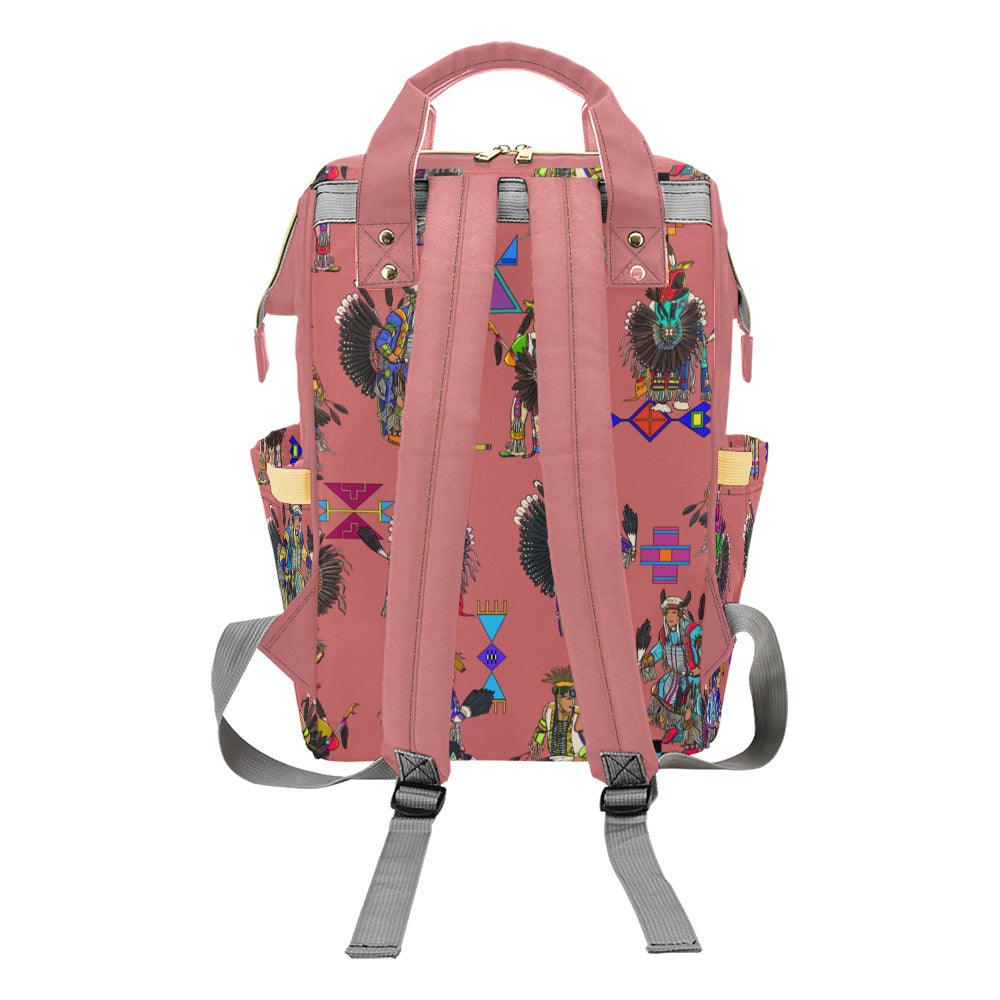 Men's Tradish Dancers Terra Cotta Multi-Function Diaper Backpack