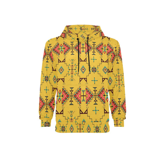 Thunder Flight Yellow Fleece Hoodie