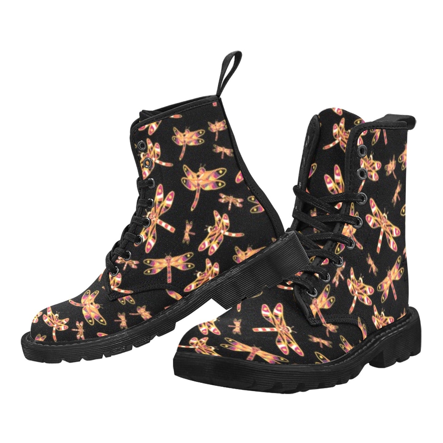 Gathering Yellow Black Boots for Men