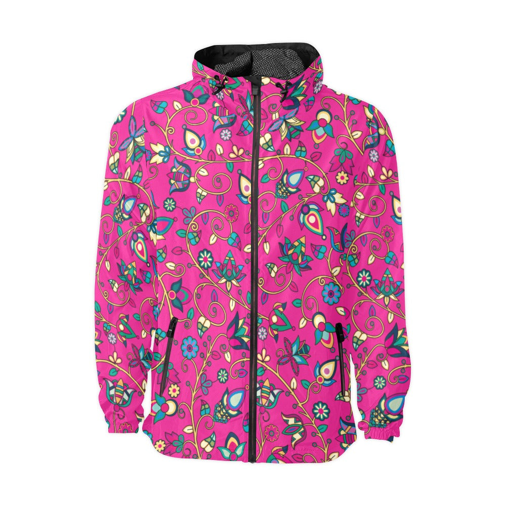 Thorny Path Pink Men's Windbreaker