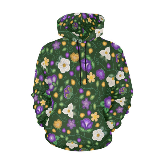 Midnight Moss Bloom Forest Hoodie for Men