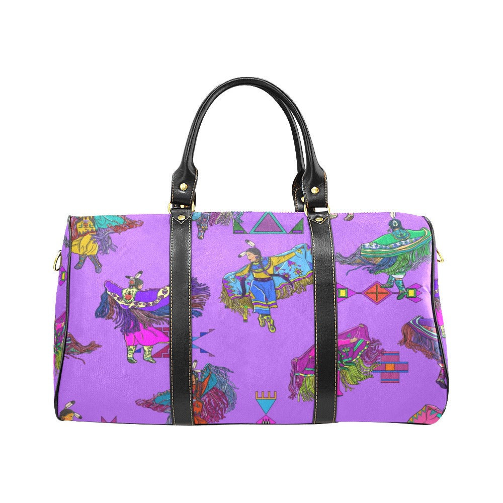 Women's Fancy Dancers Purple Small Travel Bag