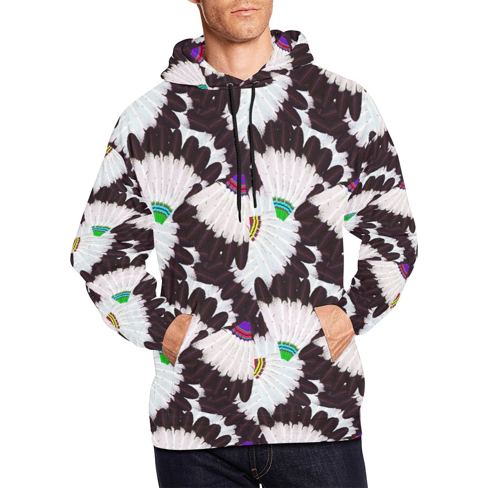 Eagle Feather Fans Hoodie for Men