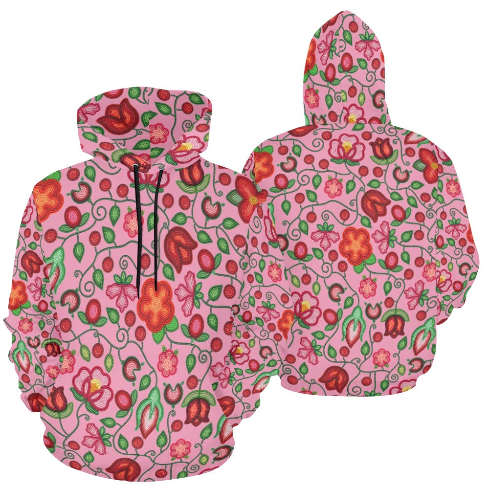 Rose Reverie Pink Hoodie for Women
