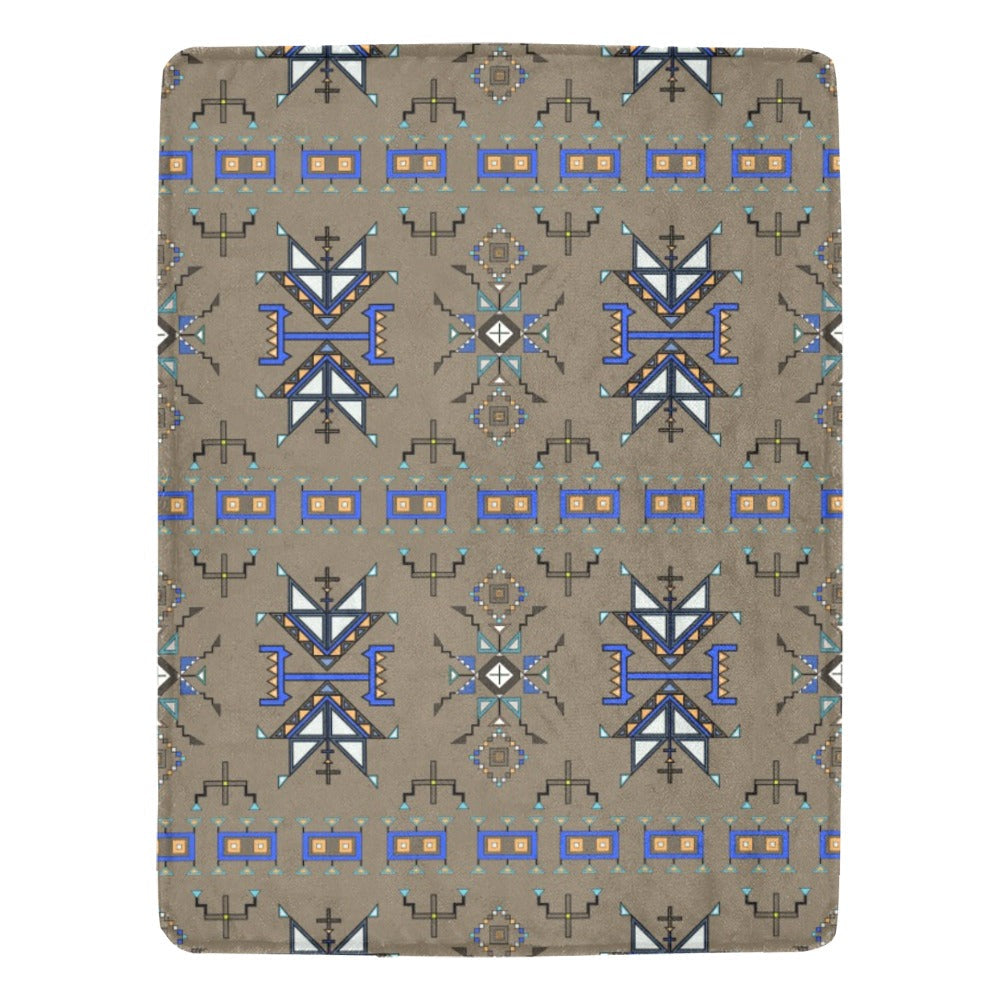 Eagle Strike Brown X-Large Micro Fleece Blanket