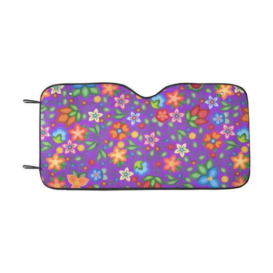 Morning Harmony Purple Car Sun Shade 55"x30"