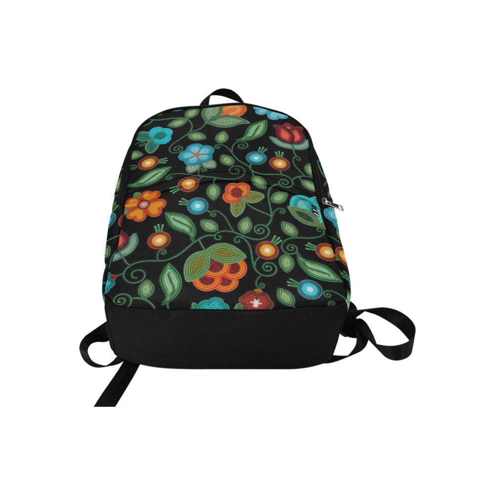 Prairie Fire Petals Black Backpack