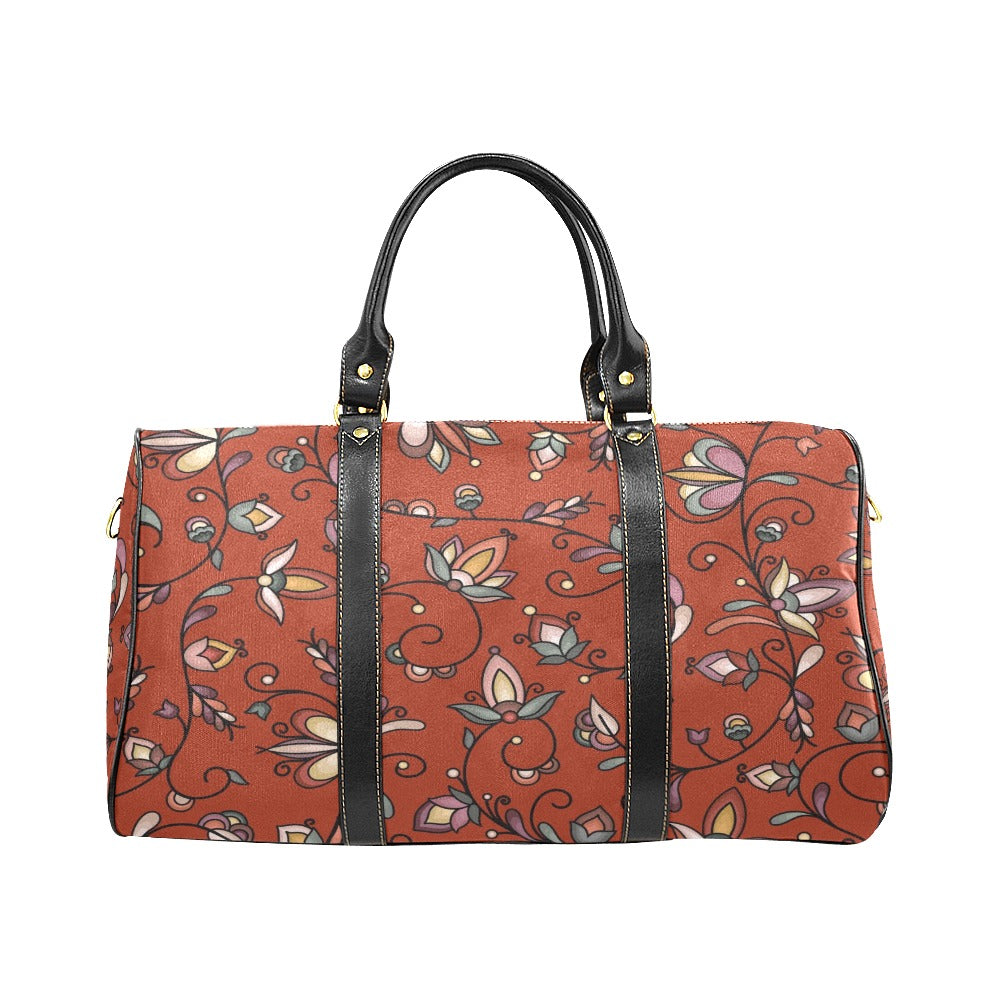 Burnt Sky Petals Red Small Travel Bag