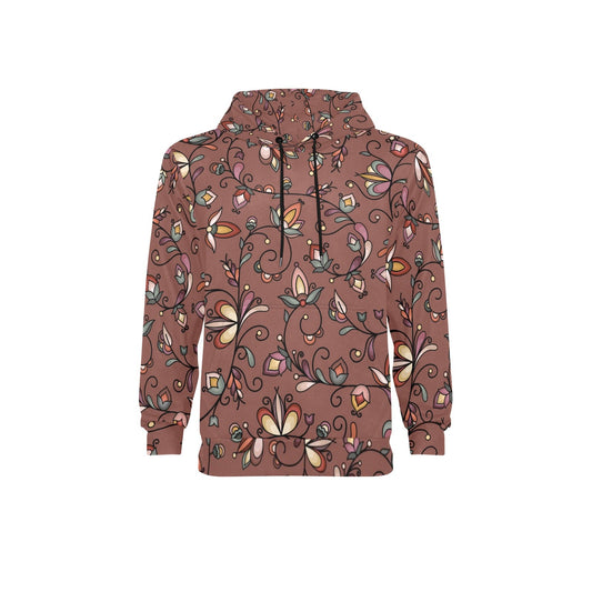 Burnt Sky Petals Fleece Hoodie