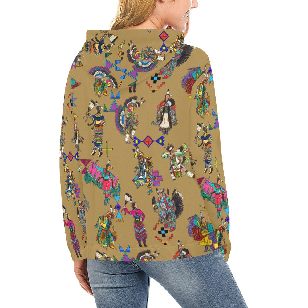 Grand Entry Dancers Earth Hoodie for Women