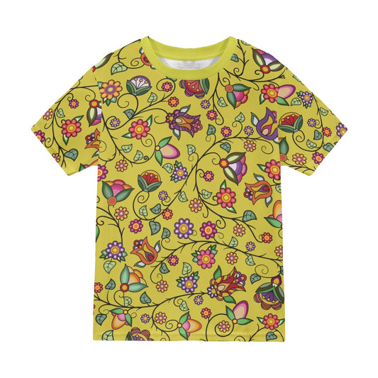 Heartbeat Petals Yellow T-shirt for Men