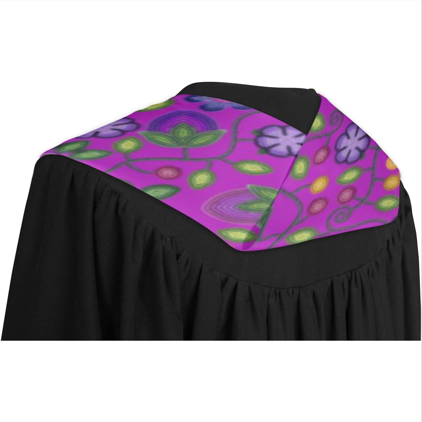 Bloom Uplift Purple Graduation Stole