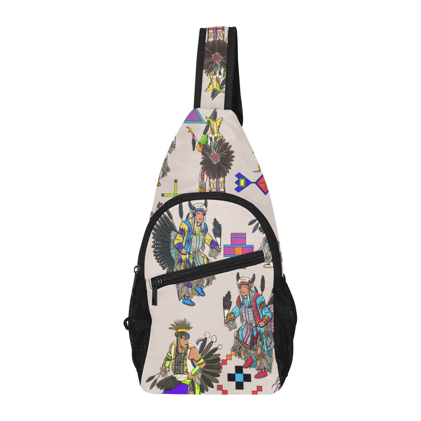 Men's Tradish Dancers Muslin White Chest Bag