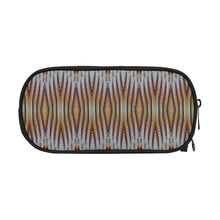 Load image into Gallery viewer, Fire Feather White Pencil Pouch
