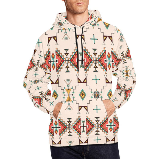 Thunder Flight Cream Hoodie for Men