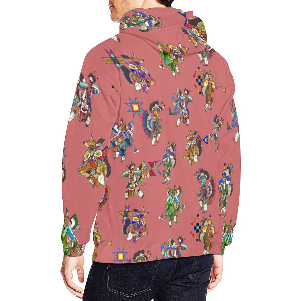 Men's Fancy Dancers Terra Cotta Hoodie for Men