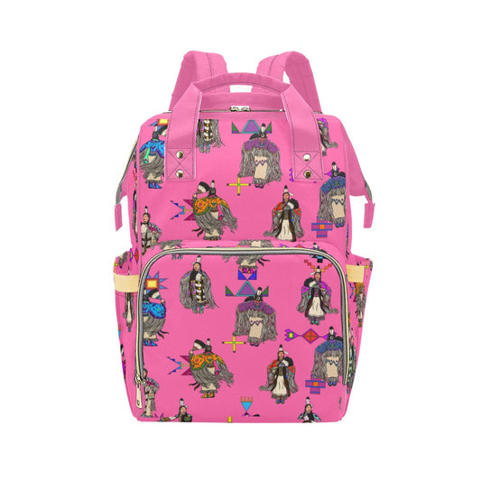 Women's Tradish Dancers Pink Multi-Function Diaper Backpack