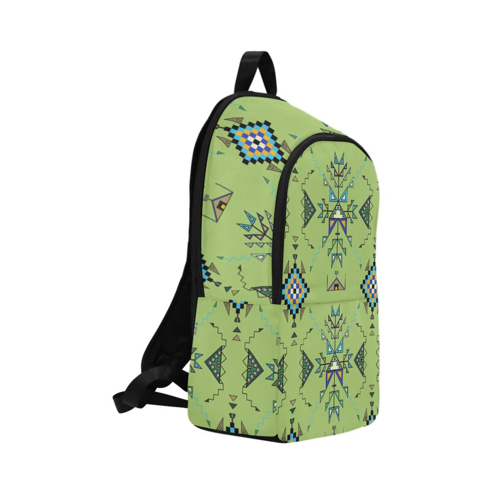 Bear Shield Green Backpack