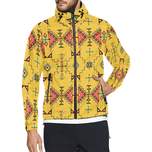 Thunder Flight Yellow Men's Windbreaker