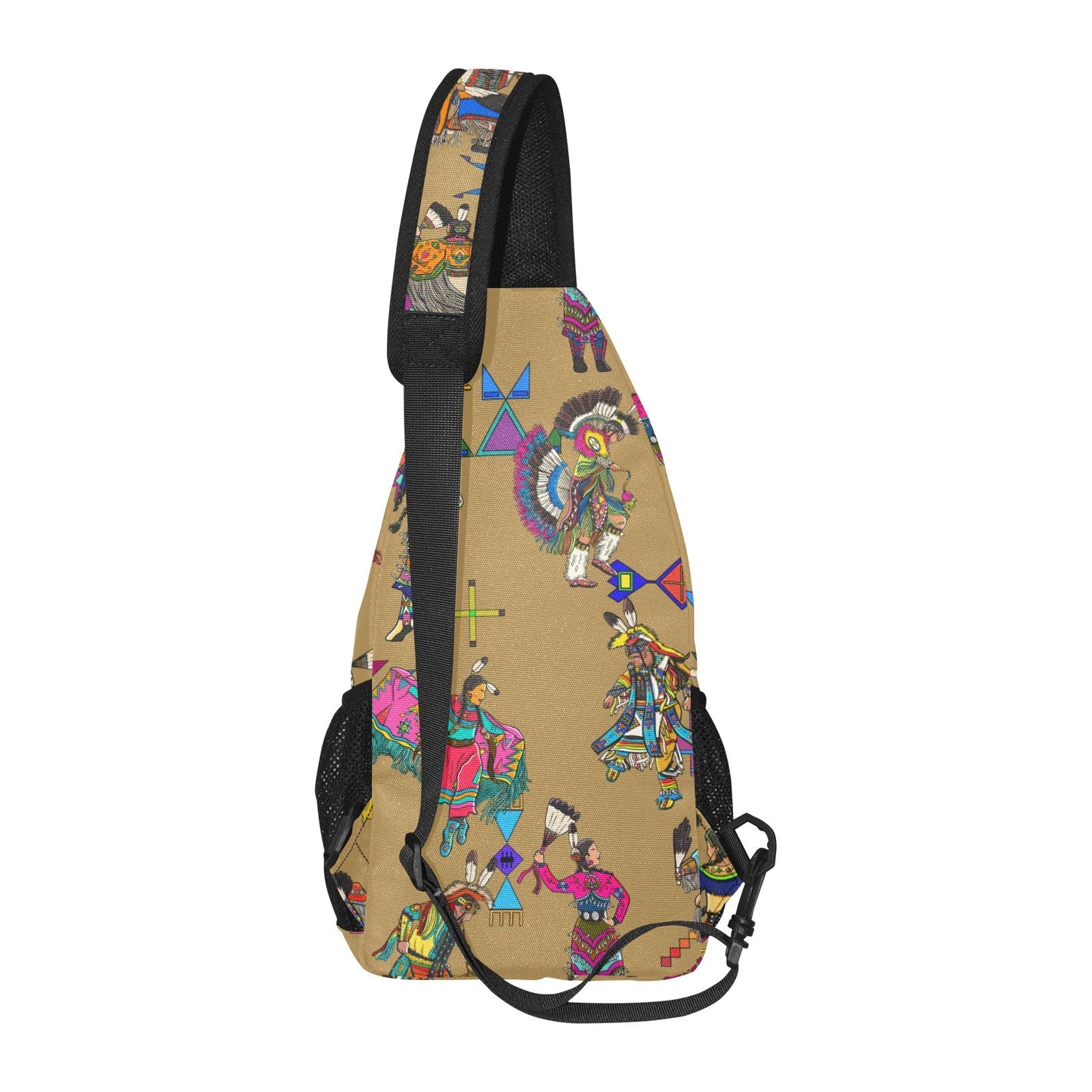 Grand Entry Dancers Earth Chest Bag