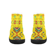 Load image into Gallery viewer, Rainbow Chief Rainbow Yellow Men&#39;s Padded Winter Boot
