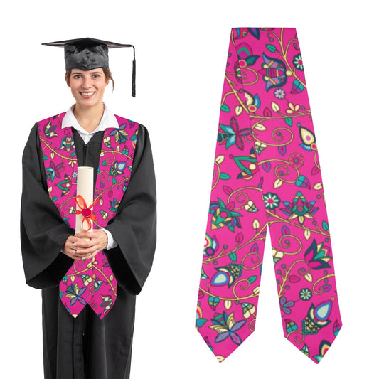 Thorny Path Pink Graduation Stole