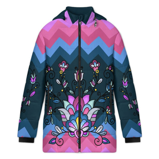 Autumn Bundle Blessing Women's Hooded Puffer Coat