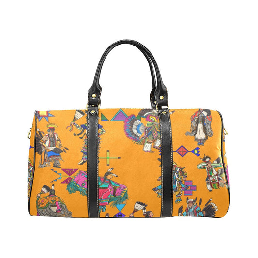Grand Entry Dancers Orange Large Travel Bag