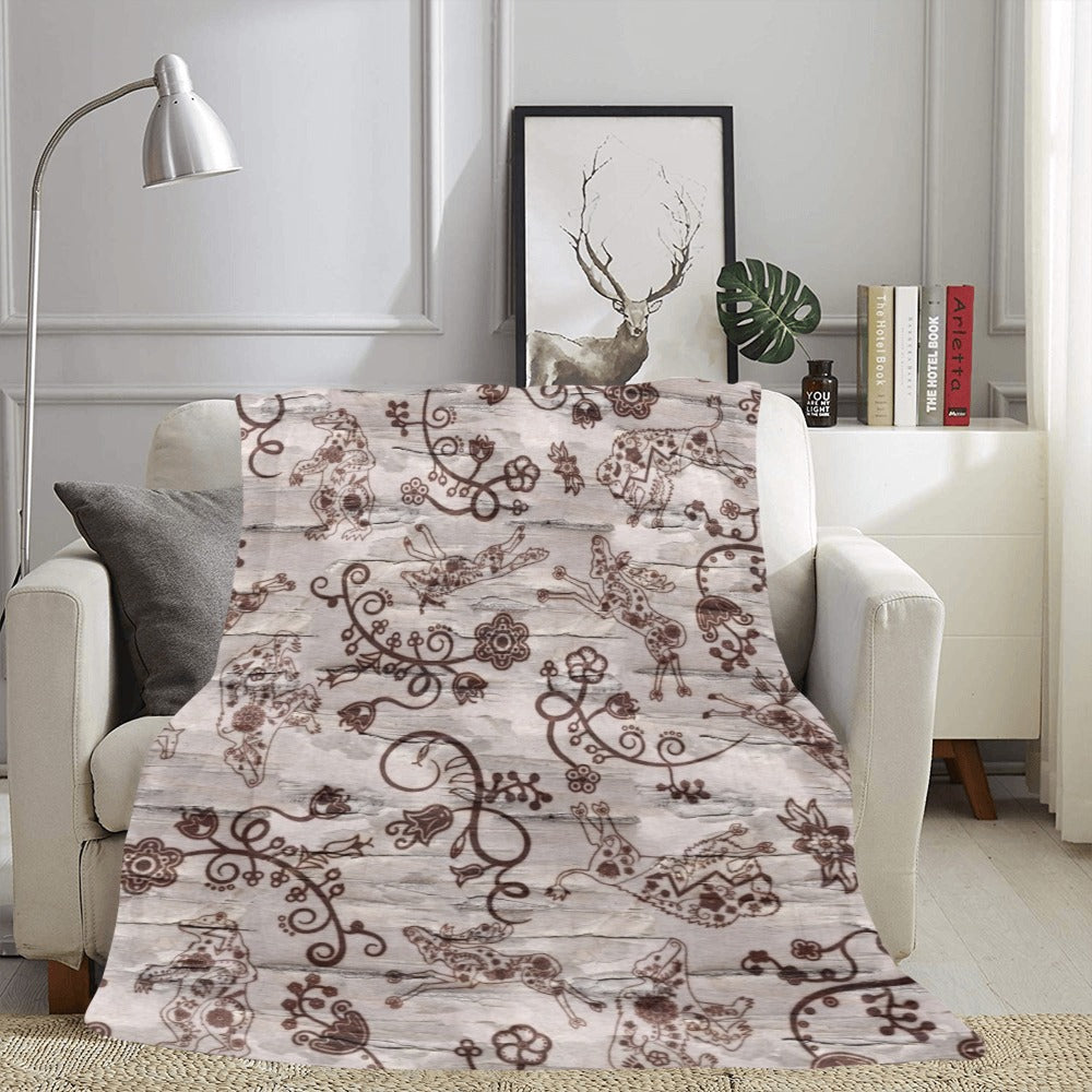 Forest Medley X-Large Micro Fleece Blanket