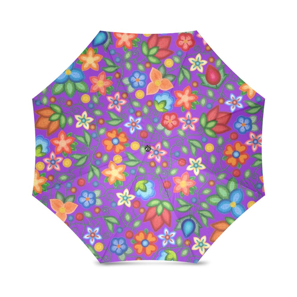 Morning Harmony Purple Foldable Umbrella