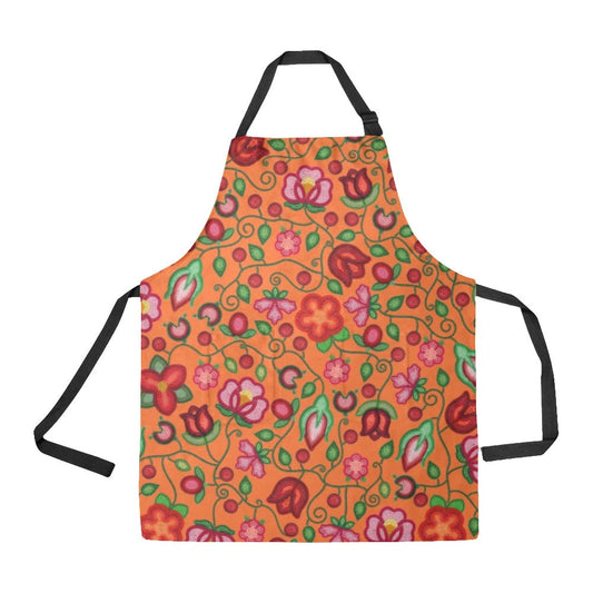 Rose Reverie Orange Apron
